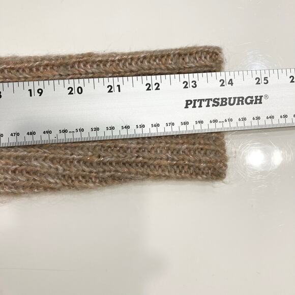 ESSENTIEL ANTWERP Cardigan XS ITALY Mohair Glitter Open Front Long Sleeve - Picture 10 of 10